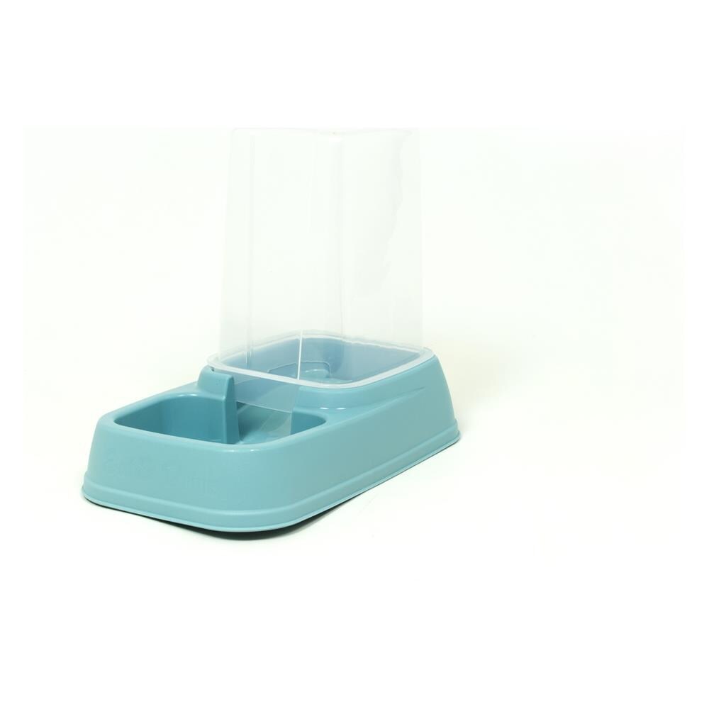 Dispenser Cibo Acqua 8L Per Animali Modello 700086 Colore Azzurro   - Foto 1
