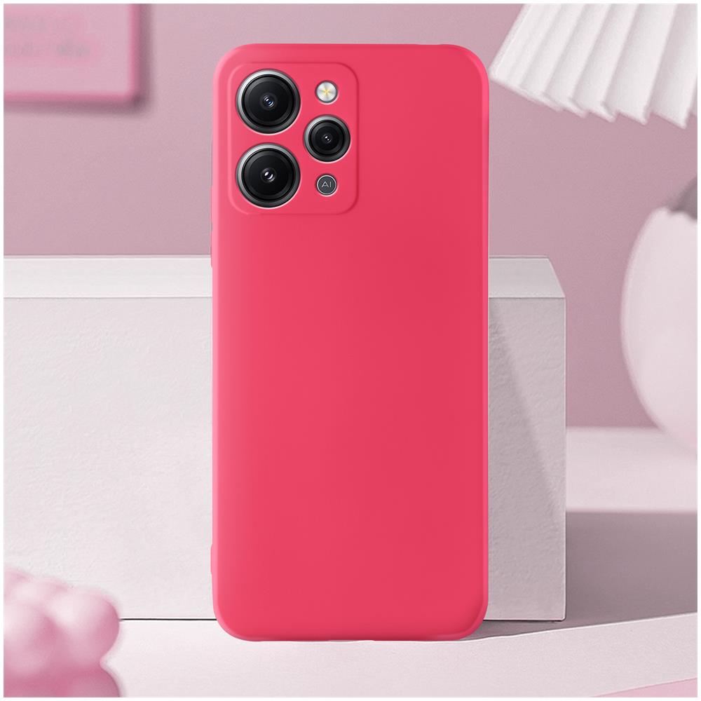 Cover Per Xiaomi Redmi 12 Semi-rigida Soft-touch Serie Fast Cover Fucsia - Foto 2