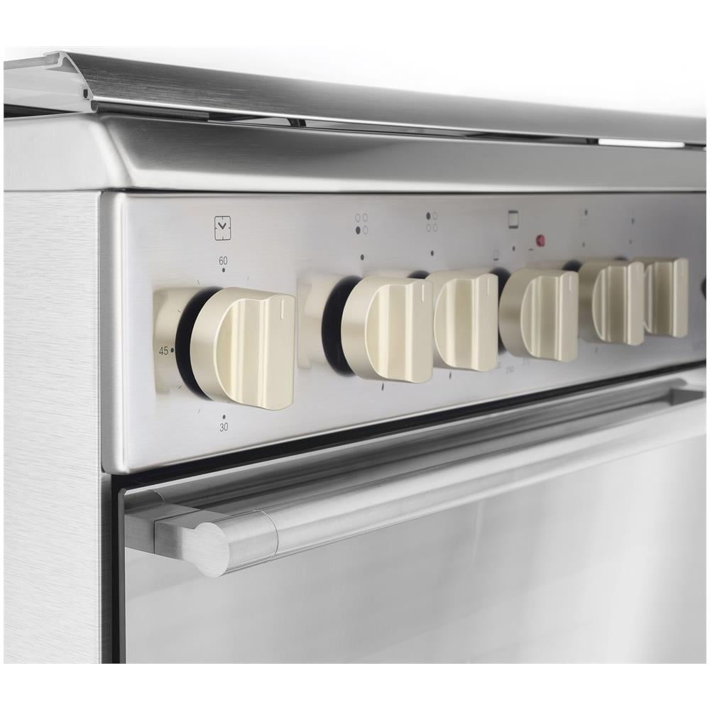 Cucina Elettrica BO643MJ /N 4 Fuochi a Gas Forno Elettrico Multifunzione Termoventilato Classe A Dimensioni 60 x 60 cm Colore Acciaio inox - Foto 4