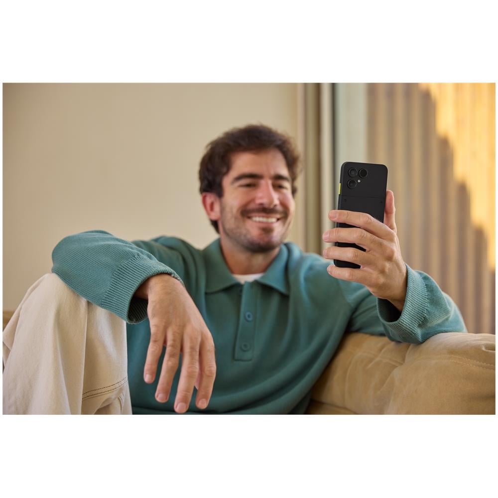 (Gen 6) 5G 256GB 8GB Ram Display 6.31" LTPO OLED (1116x2484) 120Hz max Main Camera 50+13MP Selfie 32MP DualSim (1nano+eSim) Android 16 Snapdragon 7s Gen3 4415mAh 193g Horizon Black - Foto 11