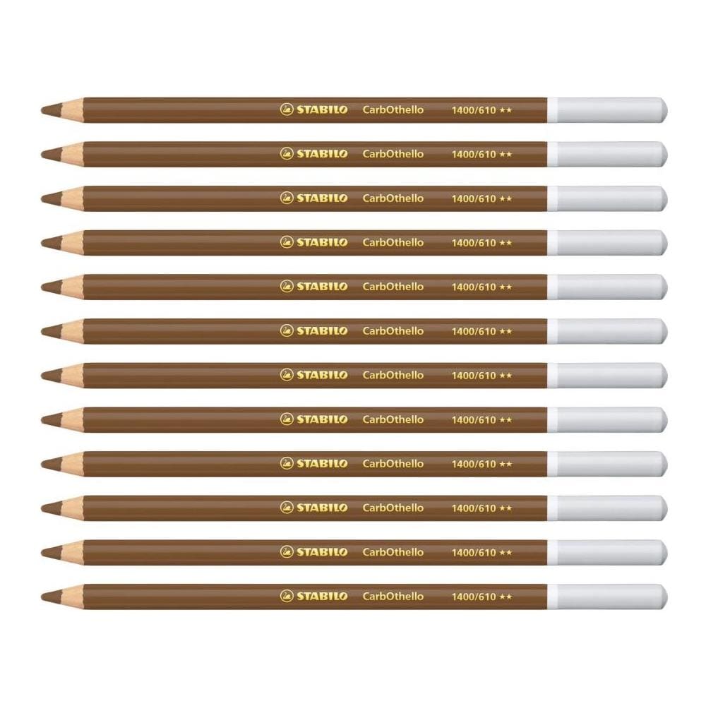 CarbOthello - Matita colorata Premium - Confezione da 12 - Ombra Naturale - Foto 1