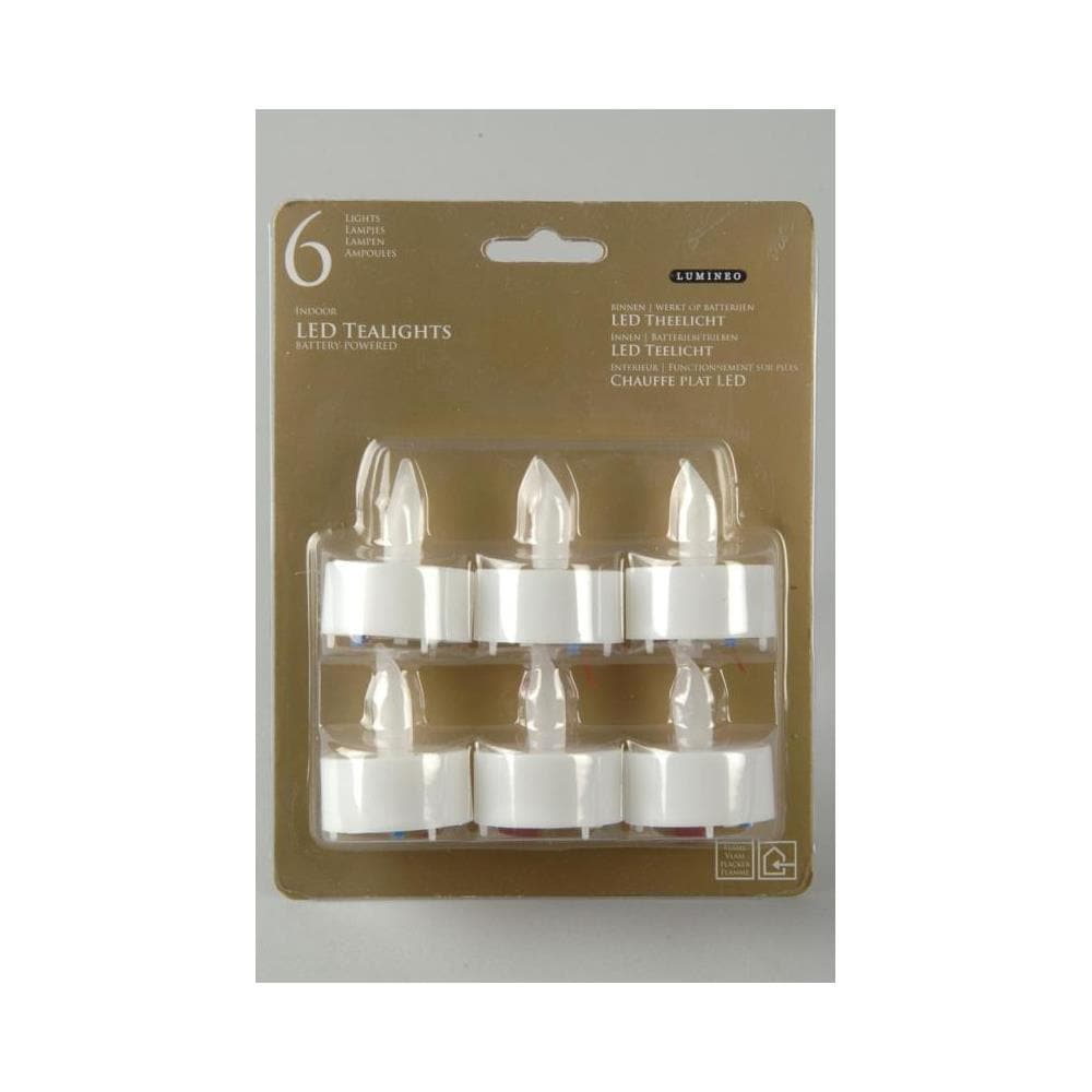 Tea-light C / Led Pz. 6 Bianco - Foto 1
