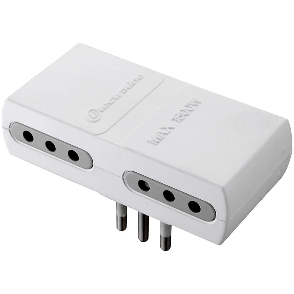 71931 Adattatore Quadruplo Spina 10a Prese 10a Bianco - Foto 1
