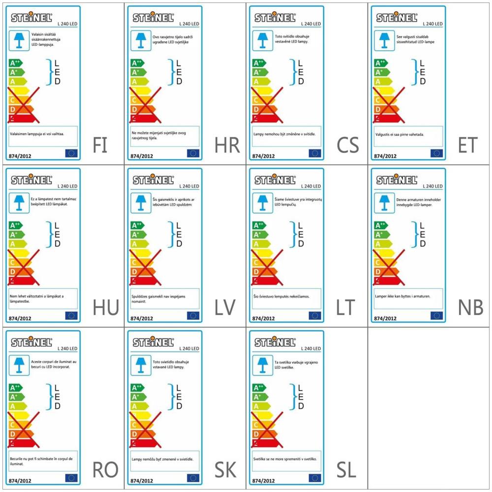 Lampada Da Esterno L 240 Led Argentata 010461 - Foto 8