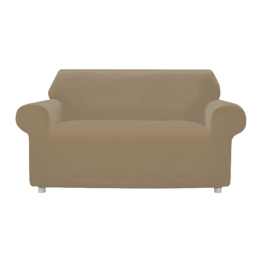 Copridivano E Copri Poltrona Antimacchia Sof&agrave; Elasticizzato Modello Magico Div 3Posti Tortora - Foto 1