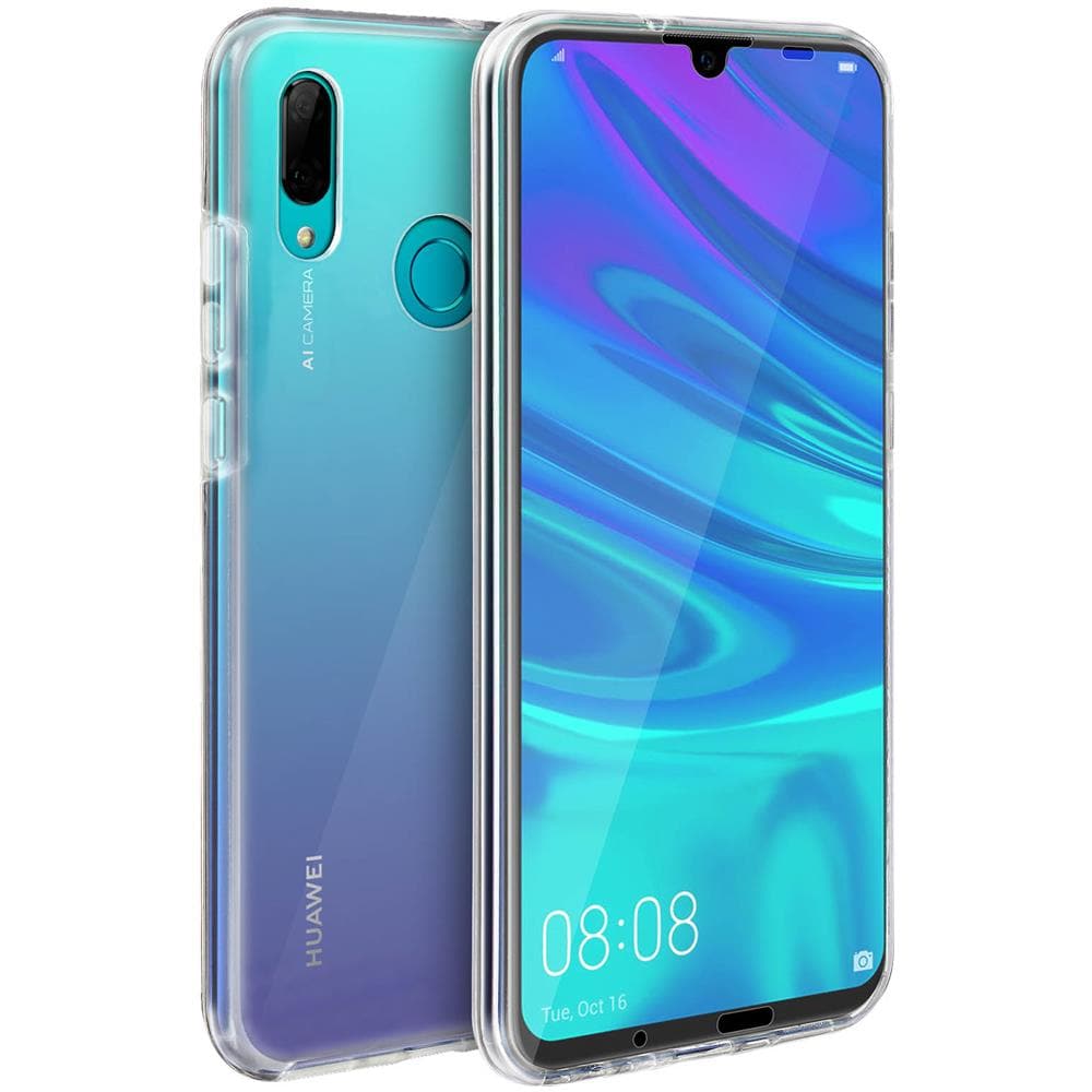 Cover Huawei P Smart 2019 / Honor 10 Lite Silicone + Dorso Rigido Trasparente - Foto 2