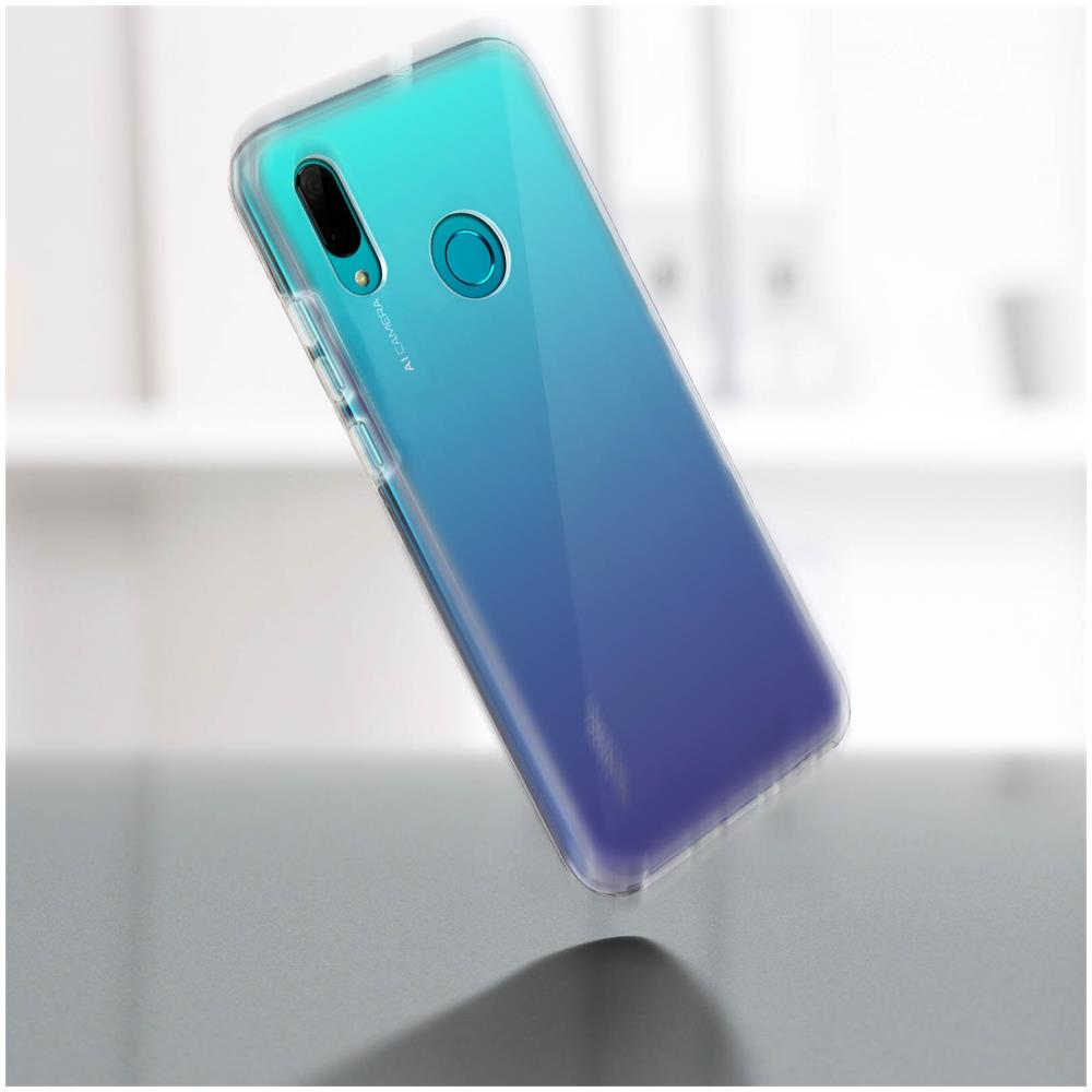 Cover Huawei P Smart 2019 / Honor 10 Lite Silicone + Dorso Rigido Trasparente - Foto 5