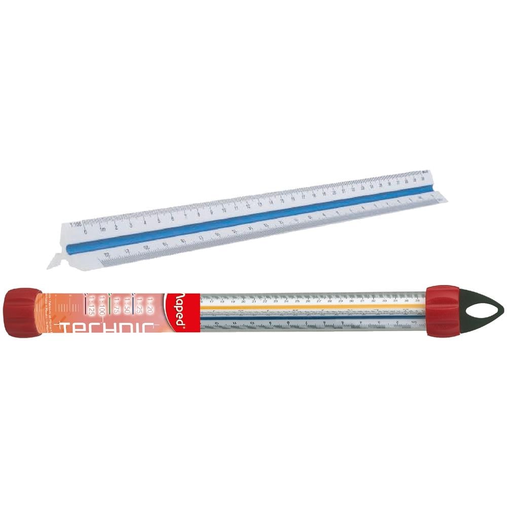 Scalimetro Technic 30cm Scale 1:20-25 - Foto 1