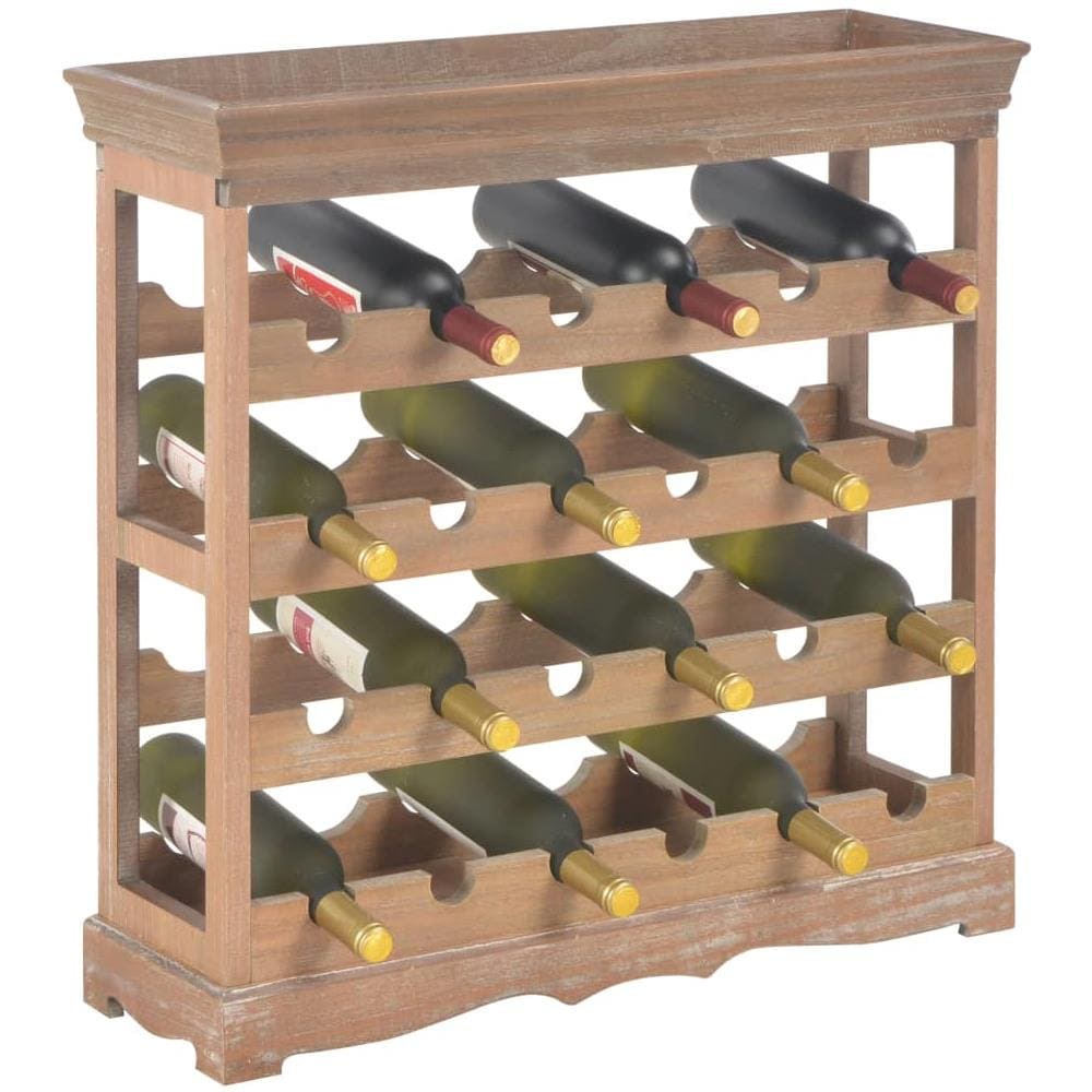Mobile Portavini Marrone 70x22,5x70,5 Cm In Mdf - Foto 2