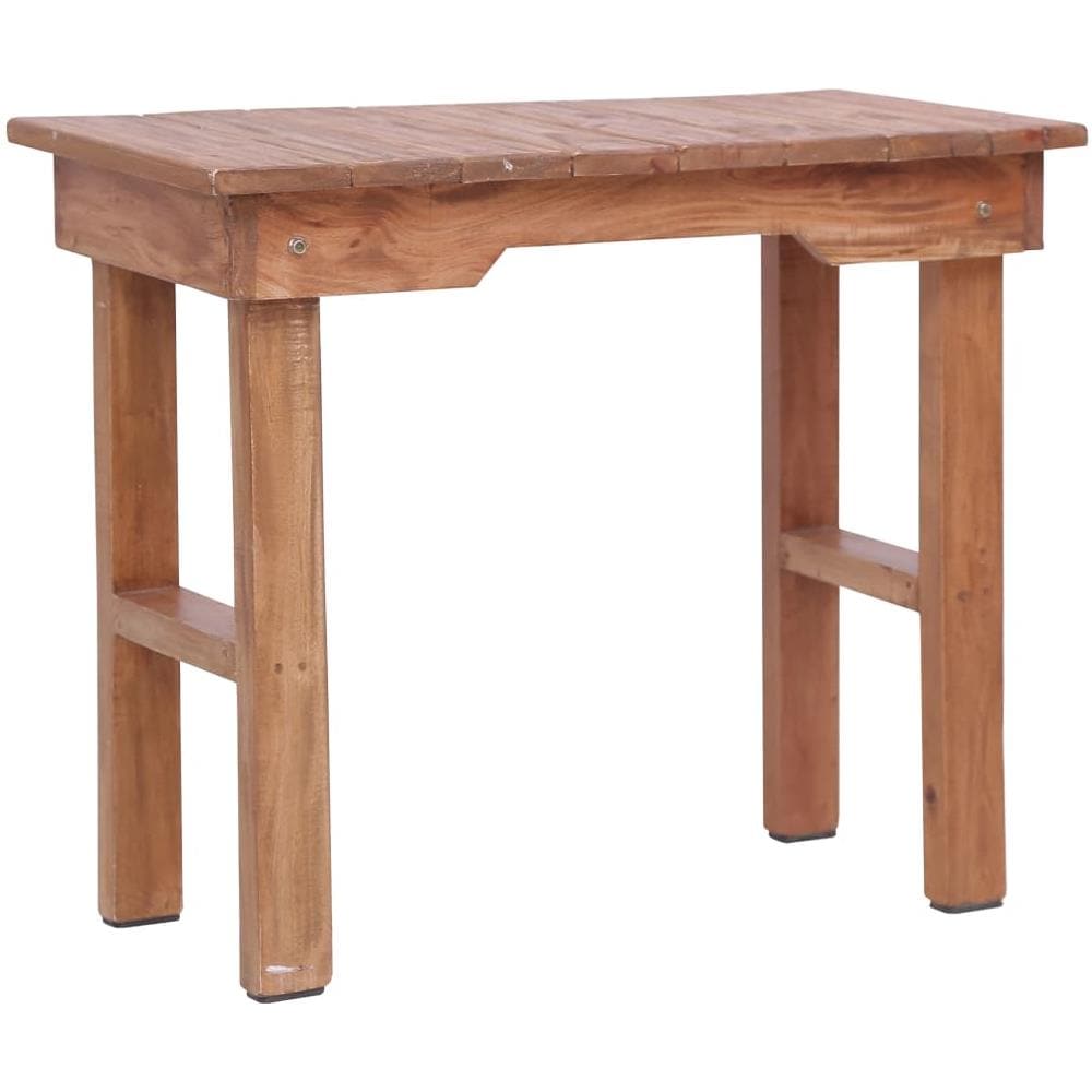 Tavolino Da Salotto 70x35x60 Cm In Legno Massello Di Mogano - Foto 1