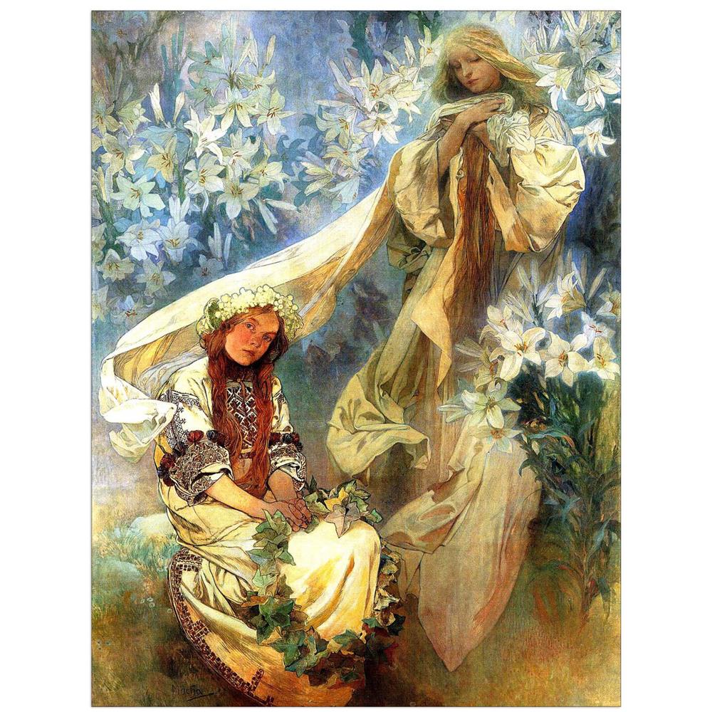 Ec22148 Quadro Decorativo Madonna Of The Lilies - Foto 2