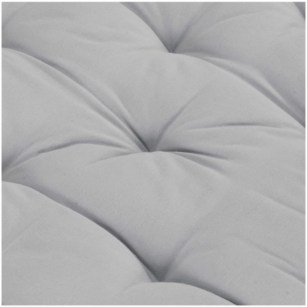 Cuscino Per Pallet E Pavimento In Cotone 120x40x7 Cm Grigio - Foto 2