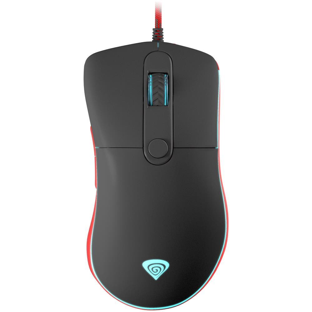 Krypton 500 USB Ottico 7200DPI Mano destra Nero, Rosso mouse - Foto 2
