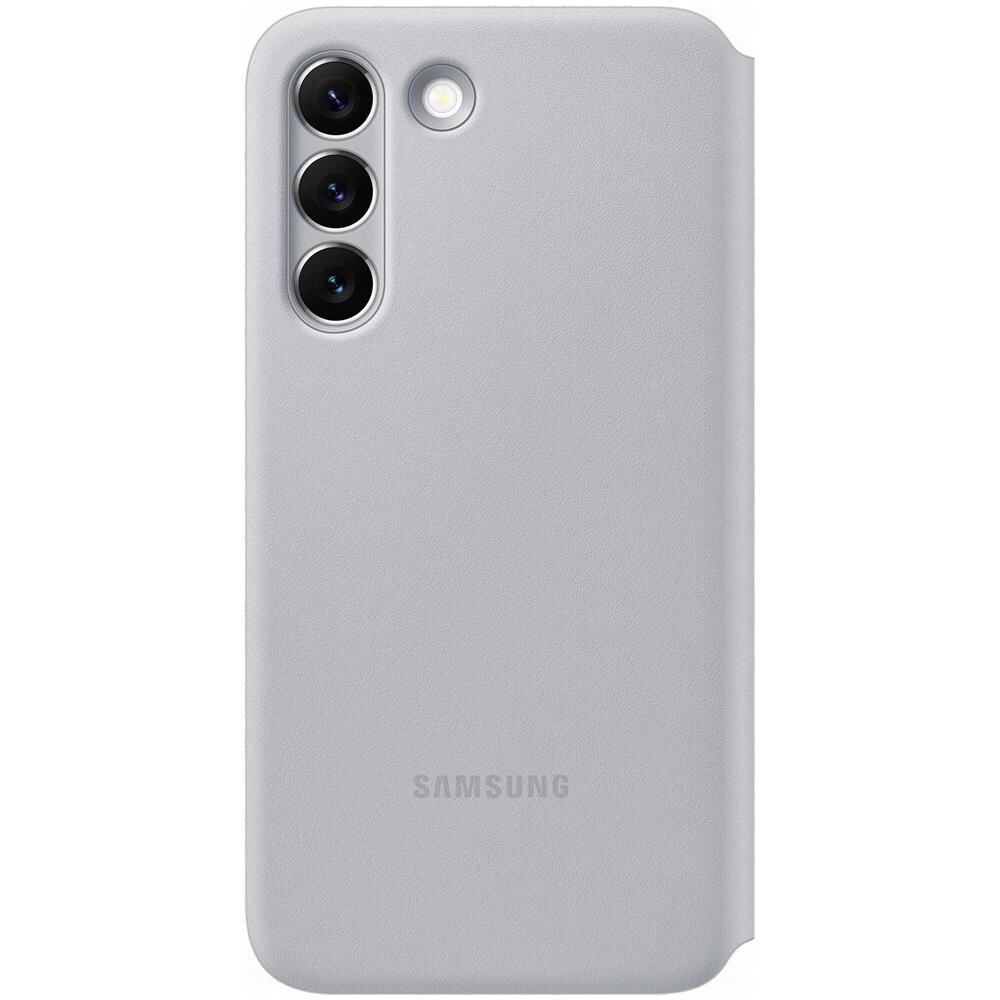 Smart Led View Cover Light Gray Galaxy S22 - Foto 4
