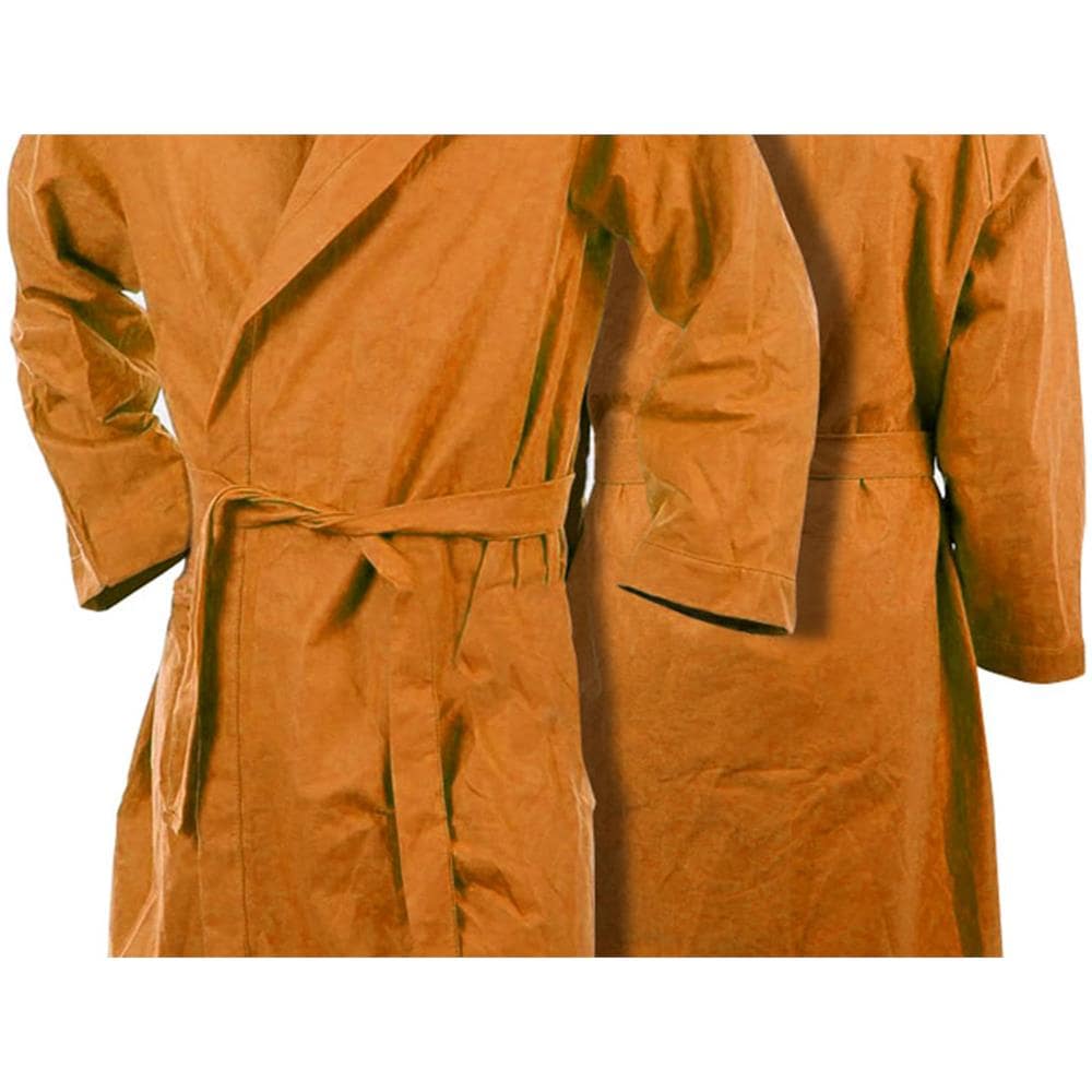 Accappatoio Con Cappuccio In Microfibra Adulto Unisex In Tinta Unita Vari Colori L Arancio - Foto 6