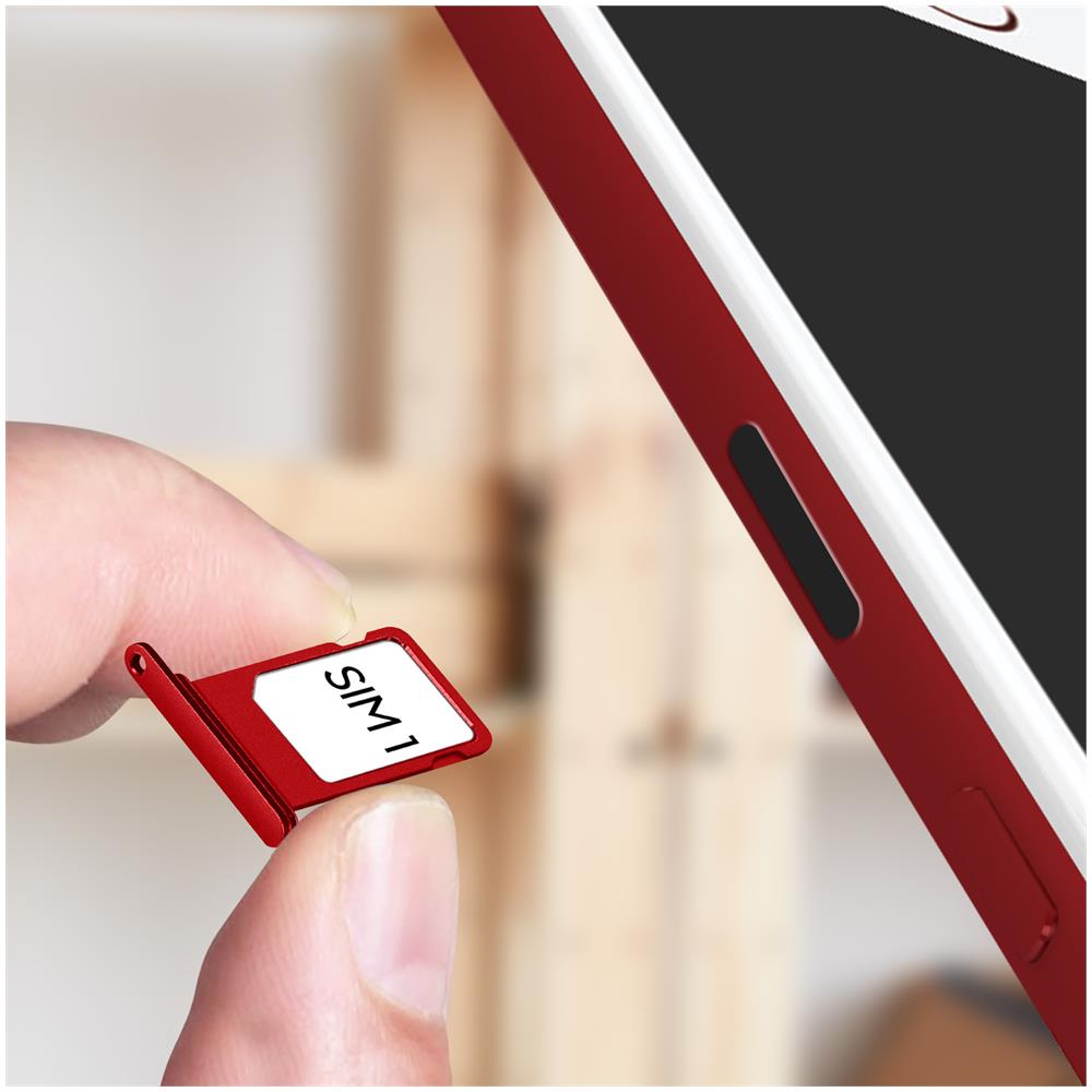 Slot Scheda Sim Di Ricambio Per Iphone 7 Rosso - Foto 2