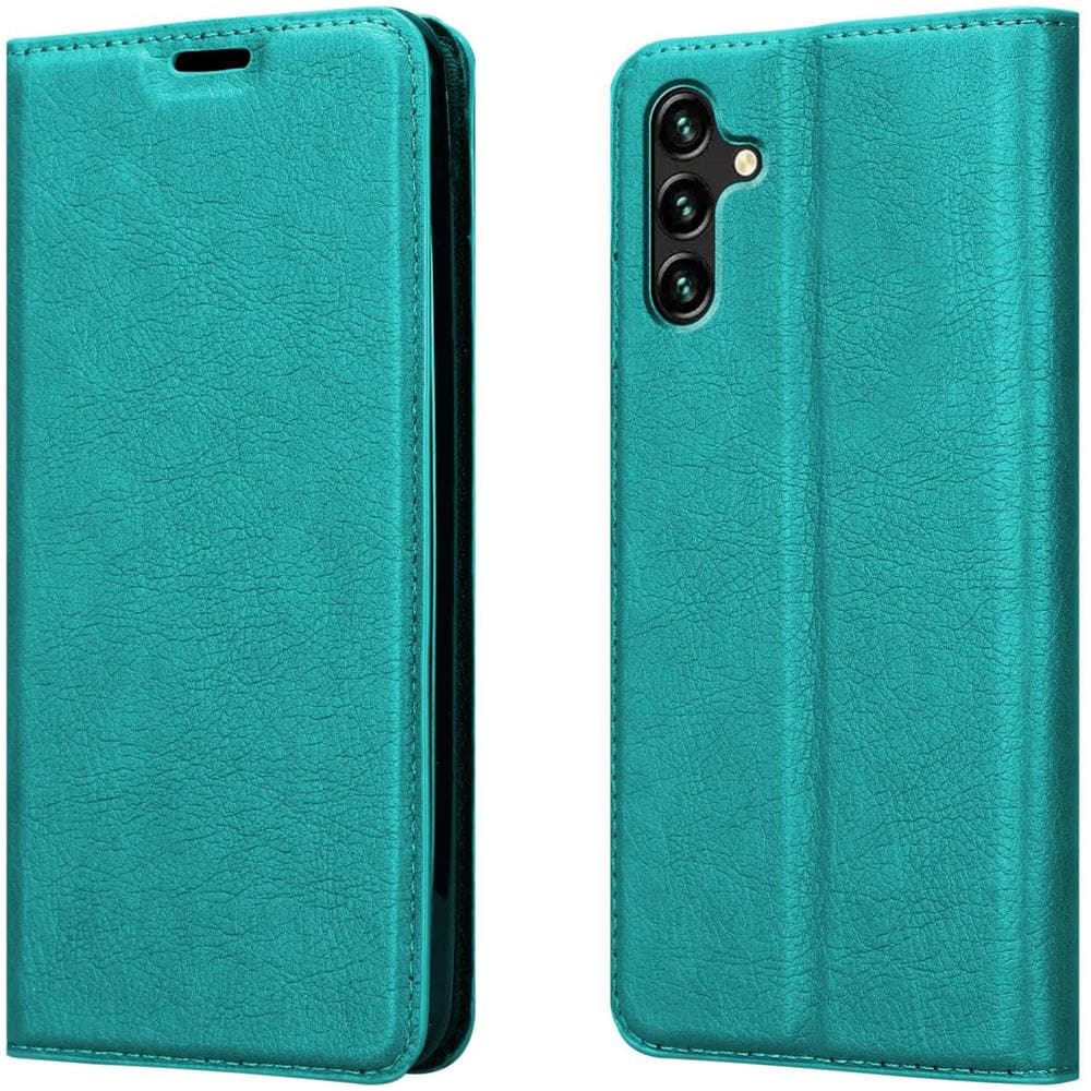 Custodia Compatibile Con Samsung Galaxy A13 5g In Turchese Petrolio - Coperchio Protettiva Con Chiusura Magnetica, Funzione Stand E Tasca Per Le Carte - Foto 8