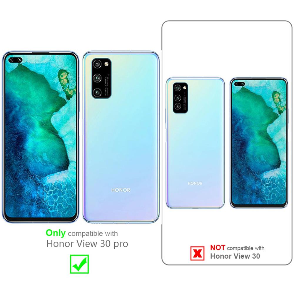 Custodia Compatibile Con Honor View 30 Pro In Grigio Chiaro Marrone - Coperchio Protettiva Con Chiusura Magnetica, Funzione Stand E Tasca Per Le Carte - Foto 2