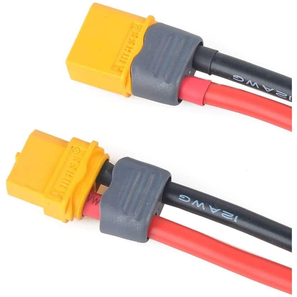 2 Paia Xt60 Connettore Maschio Femmina Con Connettore Di Alloggiamento Guaina Con Cavo Di Silicone 150mm 12awg Per Batteria Lipo Fpv Drone - Foto 3