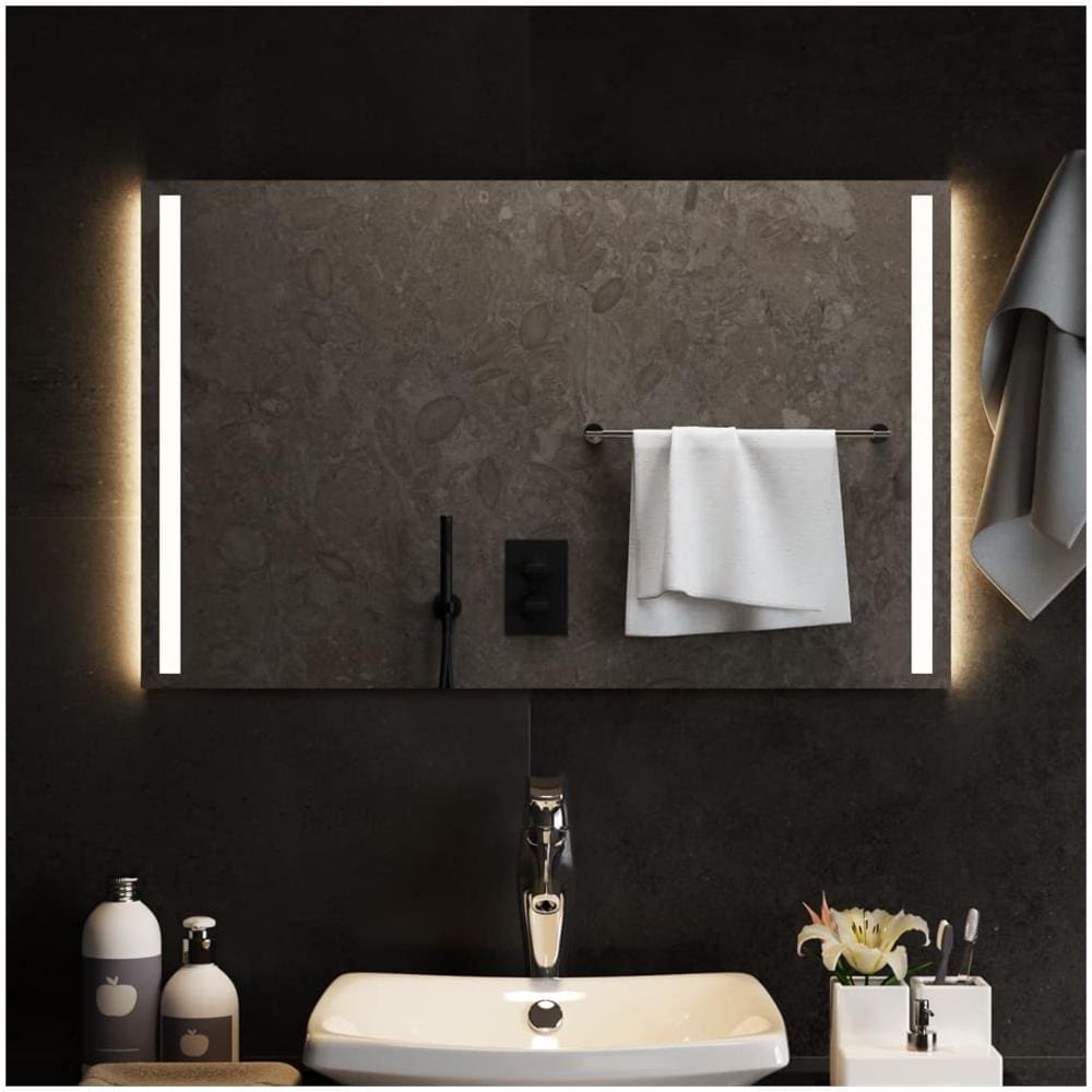 Specchio Da Bagno Con Luci Led 80x50 Cm - Foto 1