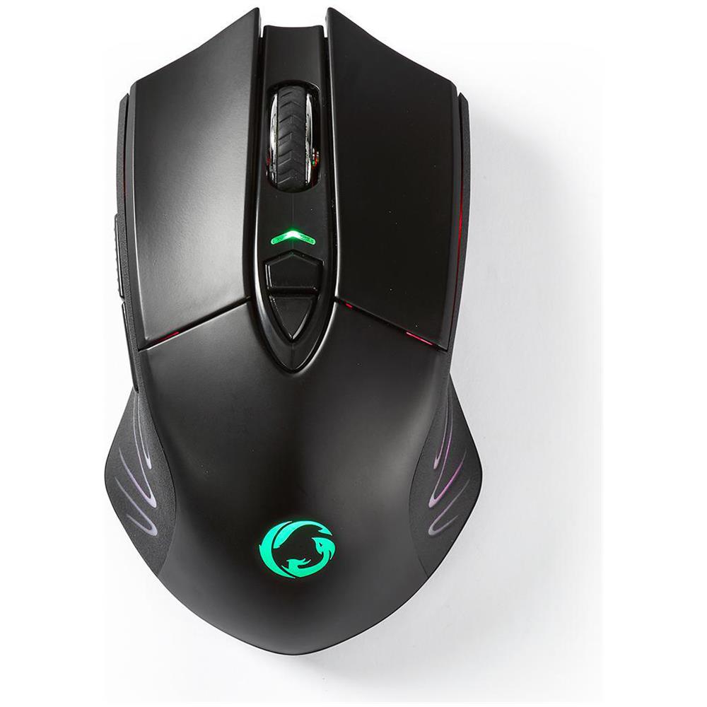 Mouse Gaming Ufficio 8 Pulsanti Luci Led Sensore Ottico Ricaricabile 10000 Dpi - Foto 1