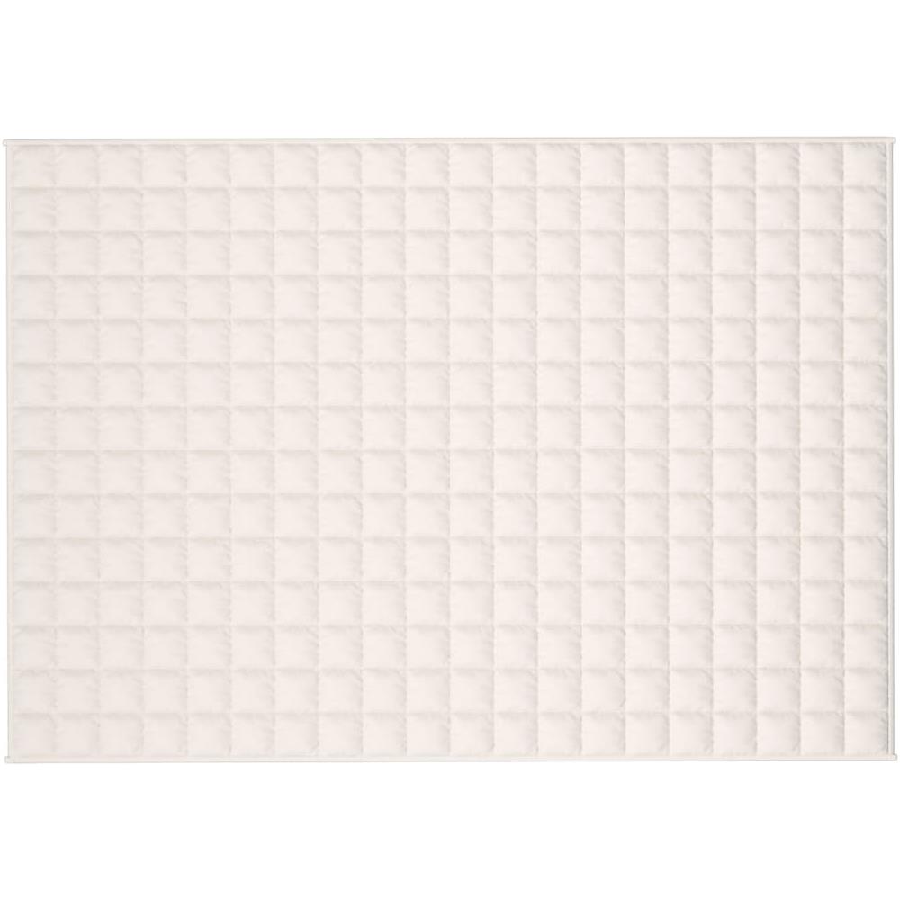 Coperta Ponderata Crema Chiaro 135x200 Cm 10 Kg Tessuto - Foto 2