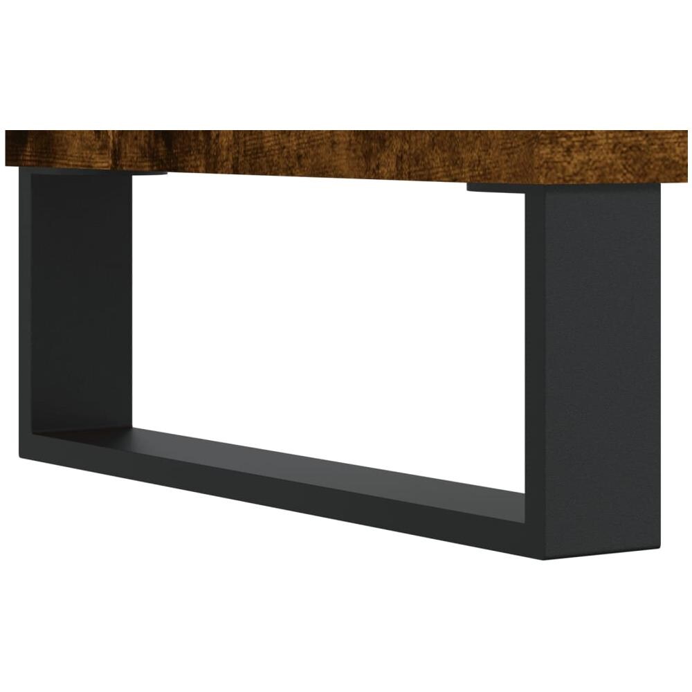 Comodini Rovere Fumo 2 Pz 40x30x50 Cm In Legno Multistrato - Foto 7