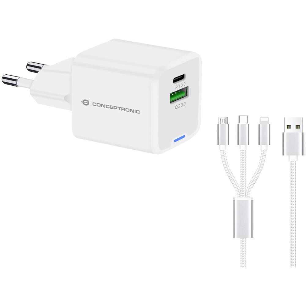 ALTHEA16W Caricabatterie per dispositivi mobili Universale Bianco AC Ricarica rapida Interno - Foto 1