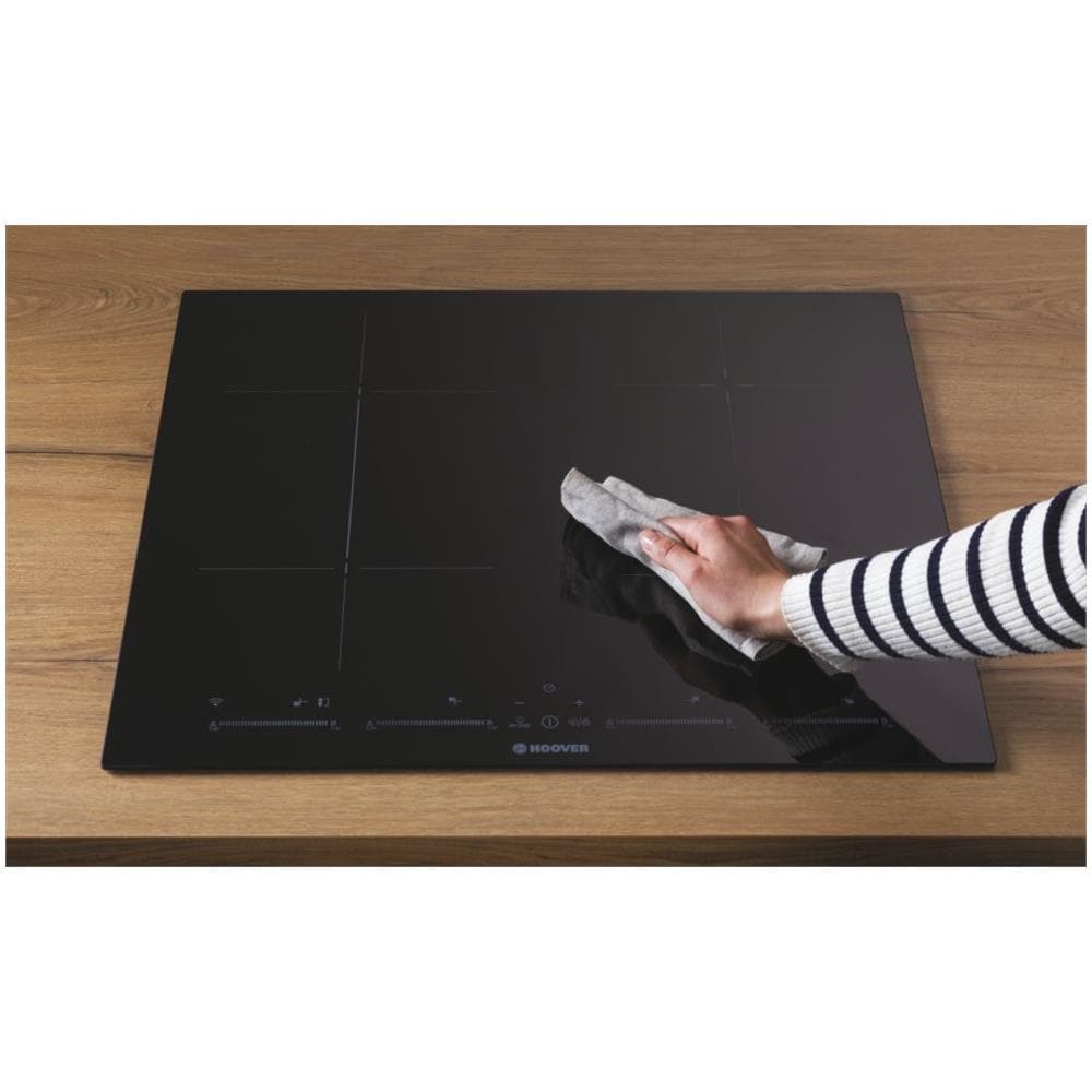 Piano Cottura ad Incasso H-HOB 500 INDUCTION HTPS64MCTTWIFI a Induzione 4 Zone Cottura da 59 cm Colore Nero - Foto 10
