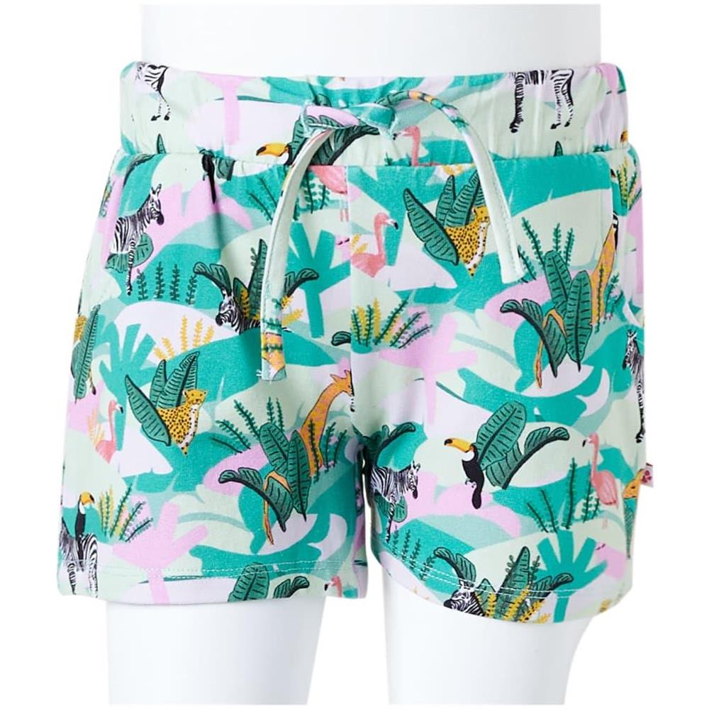 Pantaloncini per Bambini con Coulisse Menta Chiaro 92 - Foto 8
