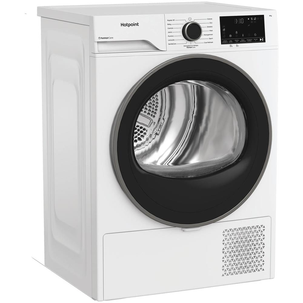 Ariston Asciugatrice Slim a Pompa di Calore, 8 kg - HPT 83D BS IT - Délica - Foto 9