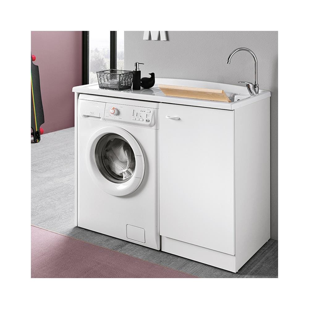 Geromin 7009smartcls Lavatoio E Base 60x110cm Con Cesto, Bianco - Foto 2