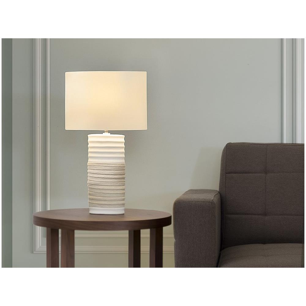 Lampada Da Tavolo In Color Crema Navia - Foto 1