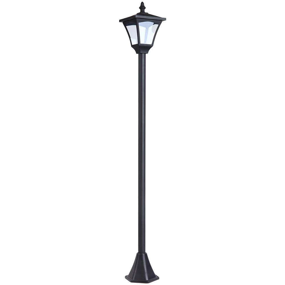 Lampione Da Giardino Led A Pannelli Solari Colore Nero Altezza 120cm - Foto 1