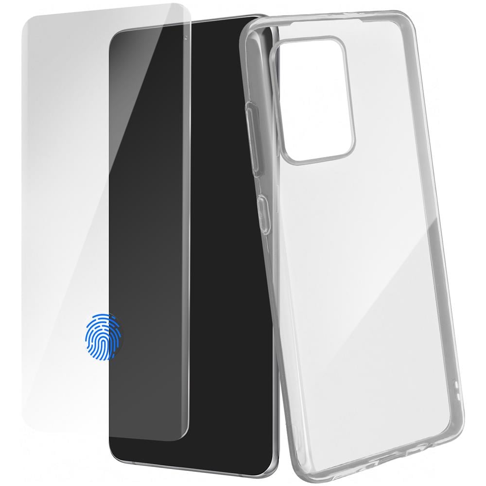 Cover Samsung Galaxy S20 Ultra Silicone Morbida / Vetro Temperato 9h Trasparente - Foto 2