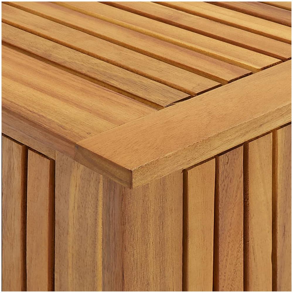 Contenitore da Giardino 60x50x58 cm in Legno Massello di Acacia - Foto 2