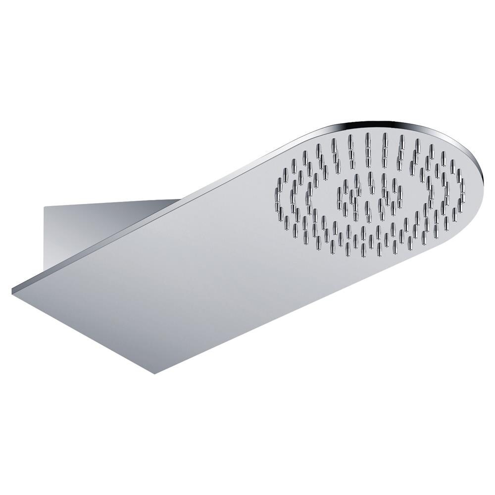 Soffione Doccia A Parete Acciaio Inox Punta Tonda - Foto 1