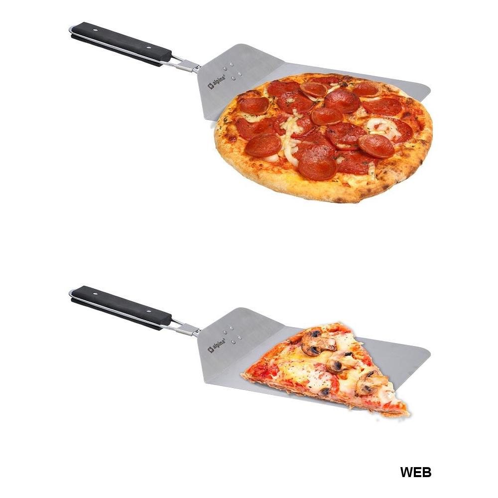 Paletta Per Pizza Manico Pieghevole Acciaio Inossidabile 53cm - Foto 3