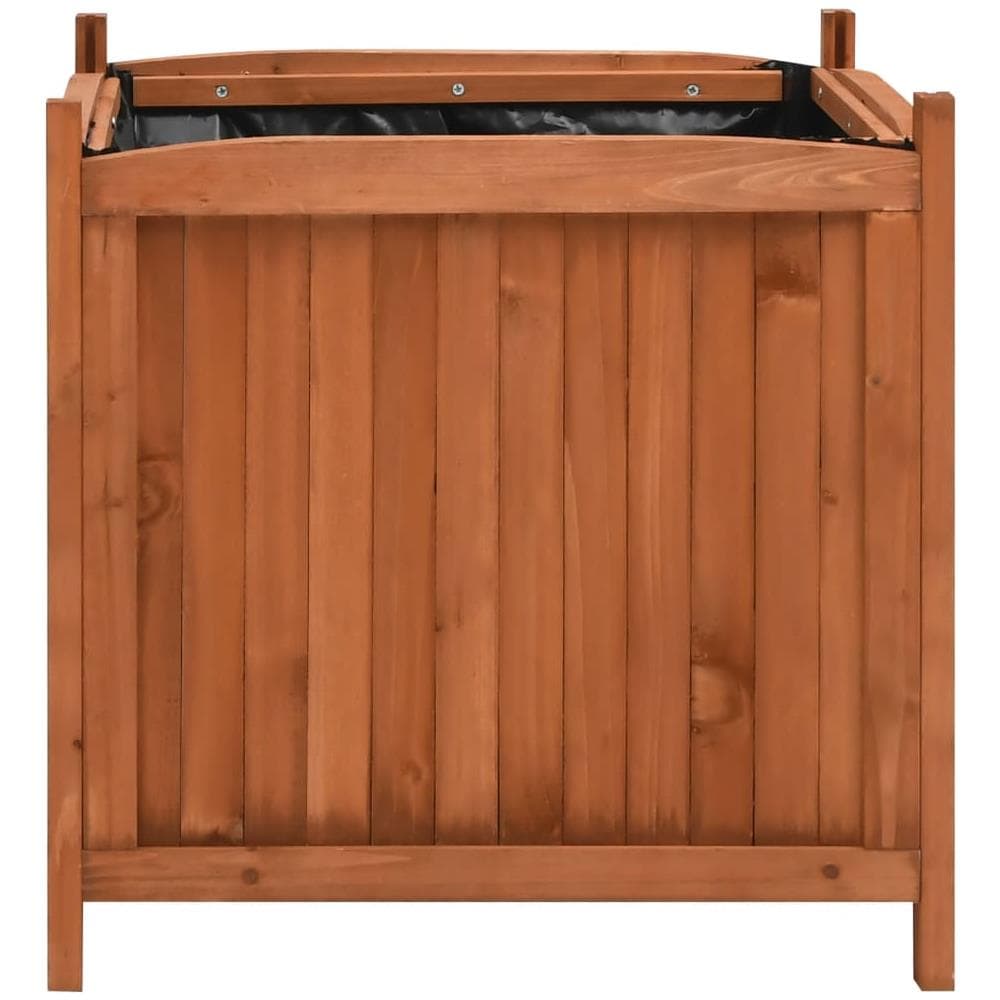 Fioriere Rialzate 2 Pz 50x50x50 Cm In Legno Di Abete - Foto 3