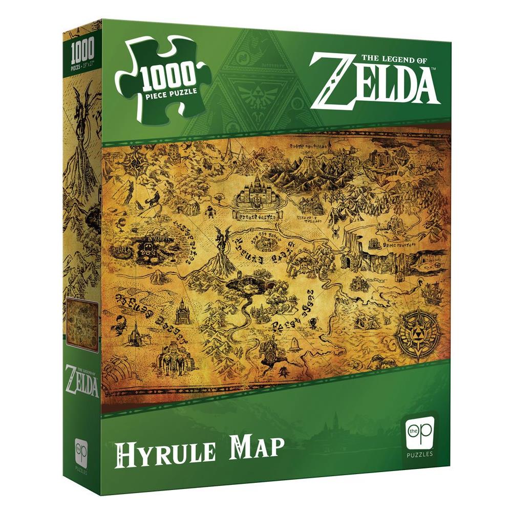 Zelda - Puzzle 1000 Pcs. - The Legend Of Zelda Hyrule Map - Foto 1