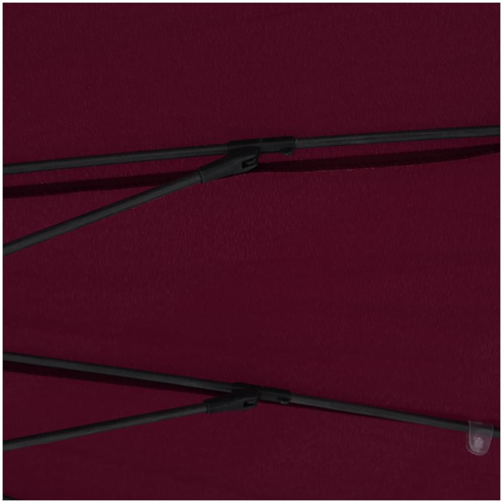 Ombrellone da Esterni con Palo in Alluminio 270 cm Bordò - Foto 3