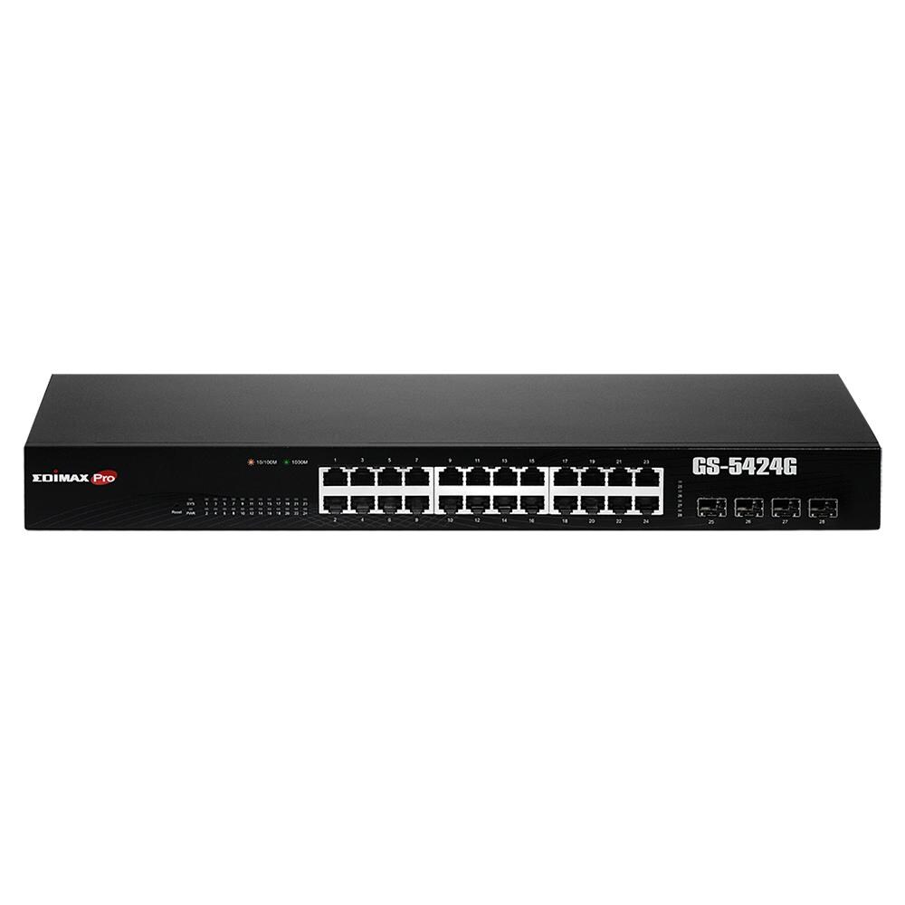 GS-5424G Gestito Gigabit Ethernet (10/100/1000) 1U Nero switch di rete - Foto 2