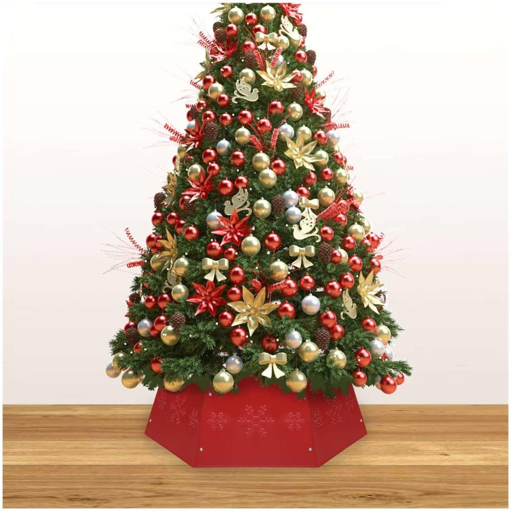 Gonna Per Albero Di Natale Rossa 68x25 Cm - Foto 3