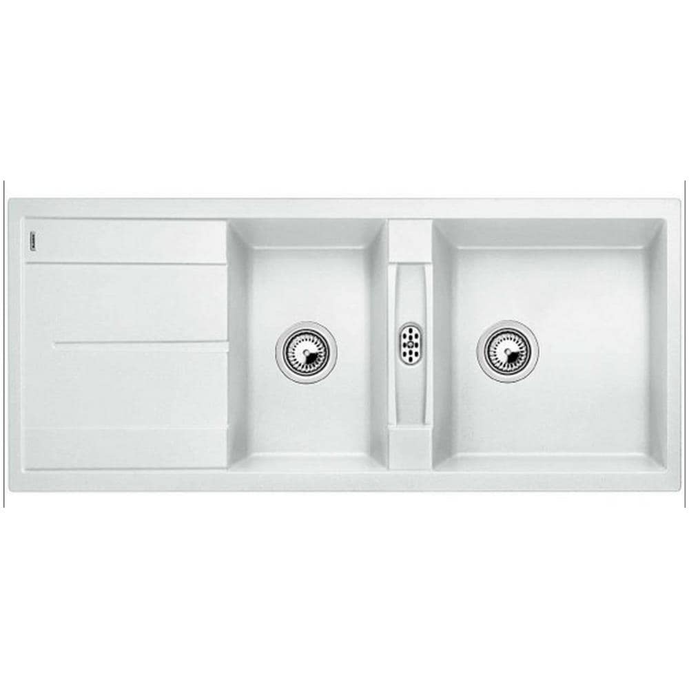 Lavello Da Incasso Manuale Bianco 80cm Con Sifone - 513260 - Foto 1