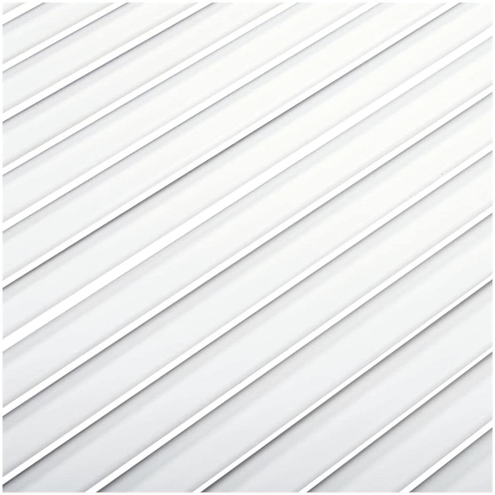 Ante a Lamelle 4 pz Bianche 99,3x39,4 cm in Legno di Pino - Foto 2