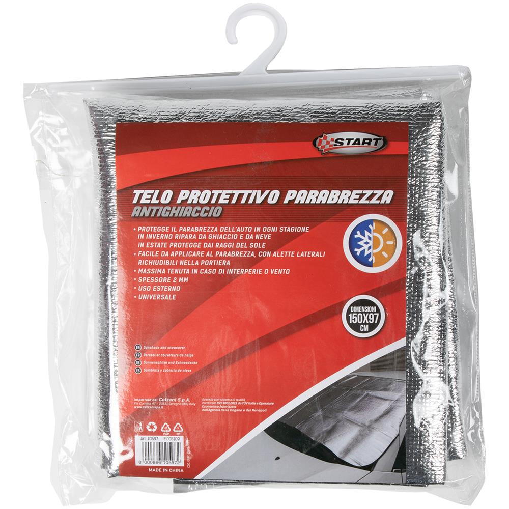 Telo Protettivo Antighiaccio Parabrezza Auto Impermeabile Freddo Inverno - Foto 4