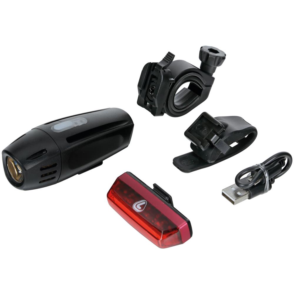 Power, Set Fanale Anteriore + Posteriore A Led, Ricaricabili Usb - Foto 1