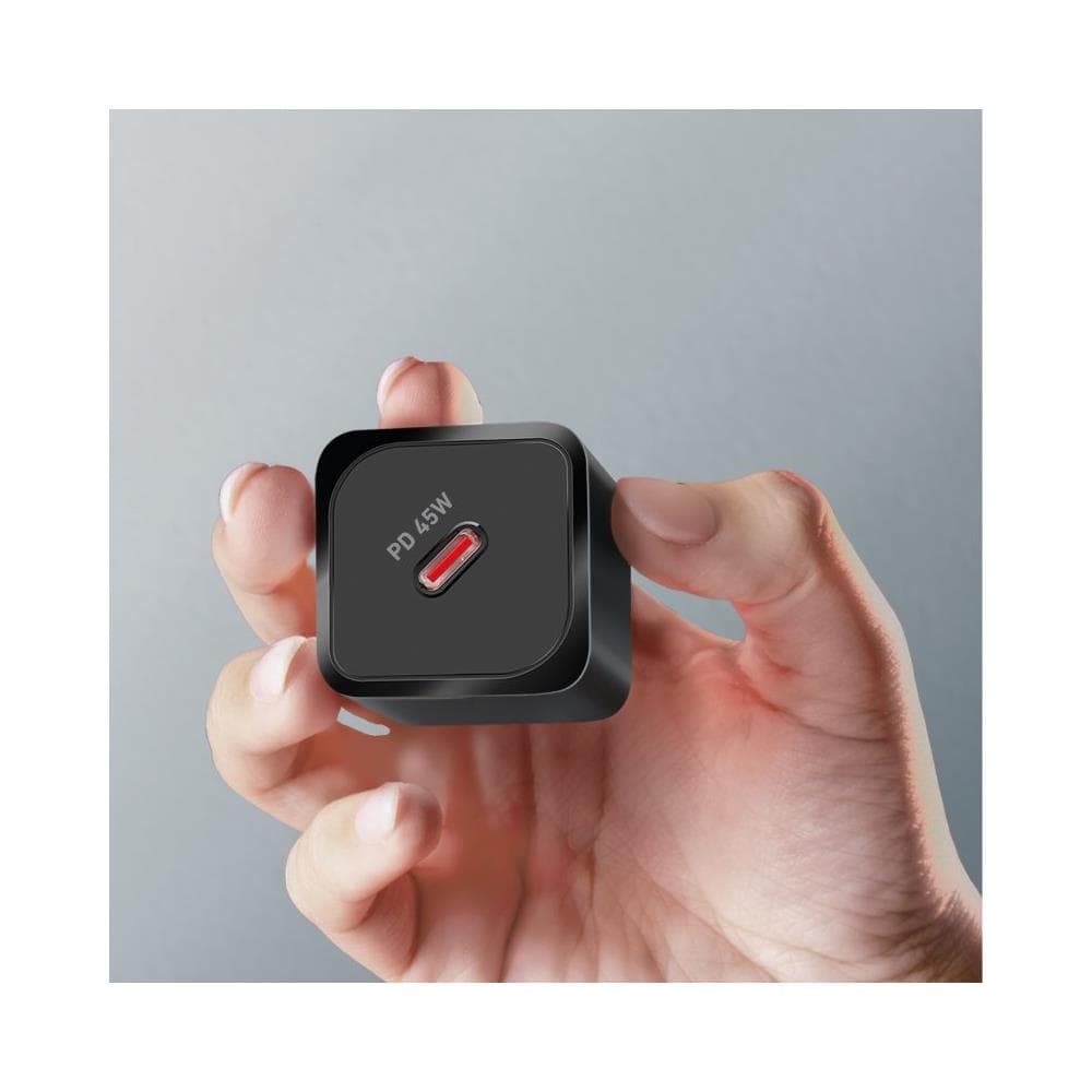 TETRGAN1C45W Caricabatterie per dispositivi mobili Cuffie, Computer portatile, Smartphone, Orologio intelligente, Tablet Nero AC Ricarica rapida Interno - Foto 2