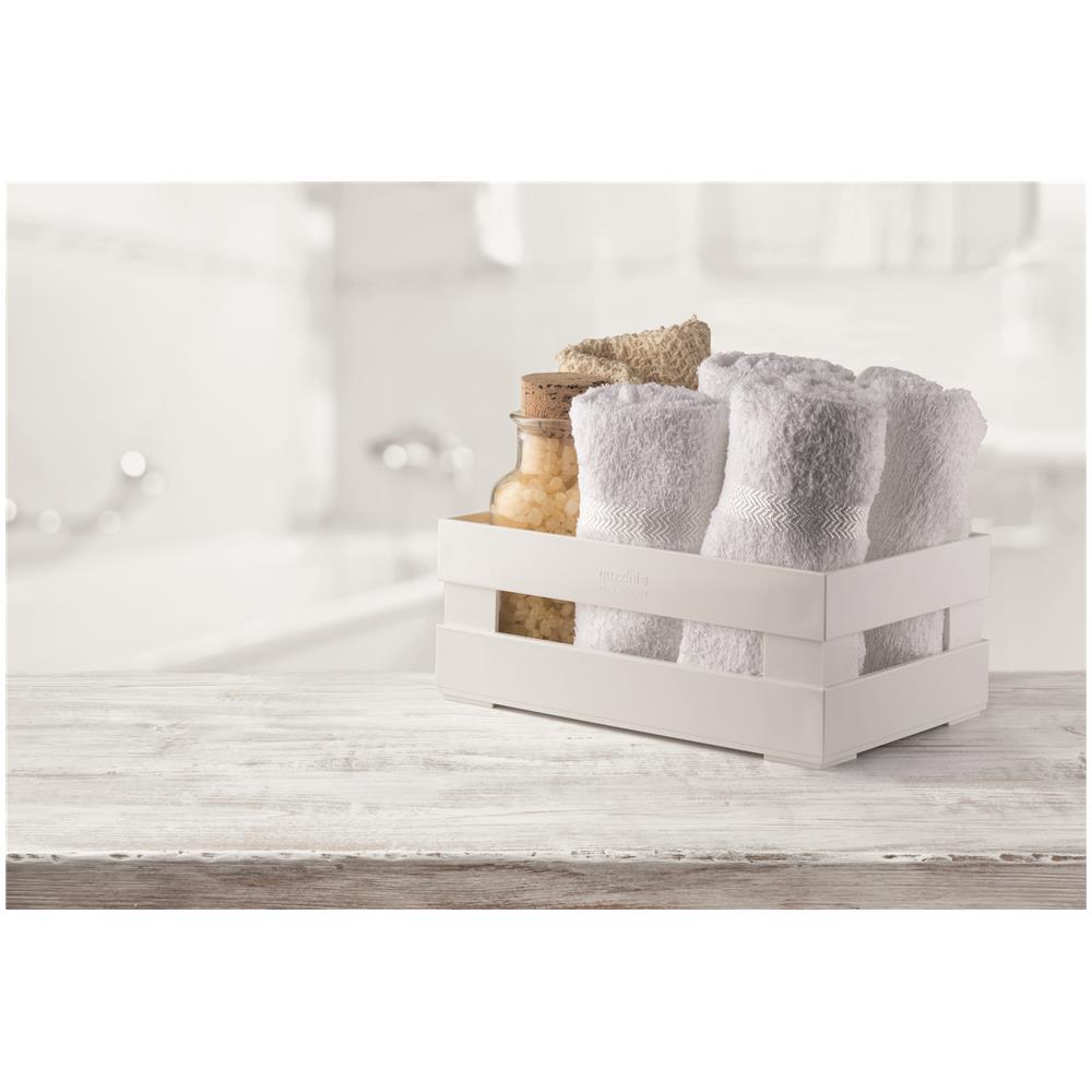 169402156 scatola di conservazione Armadietto portaoggetti Rettangolare Plastica riciclata Bianco - Foto 2