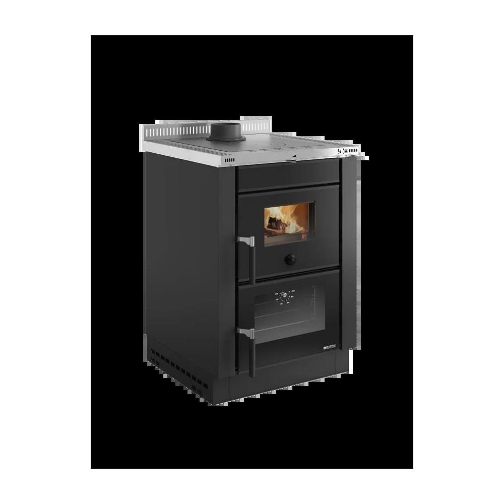 Vicenza EVO VST Interno Caminetto freestanding A legna Antracite - Foto 1